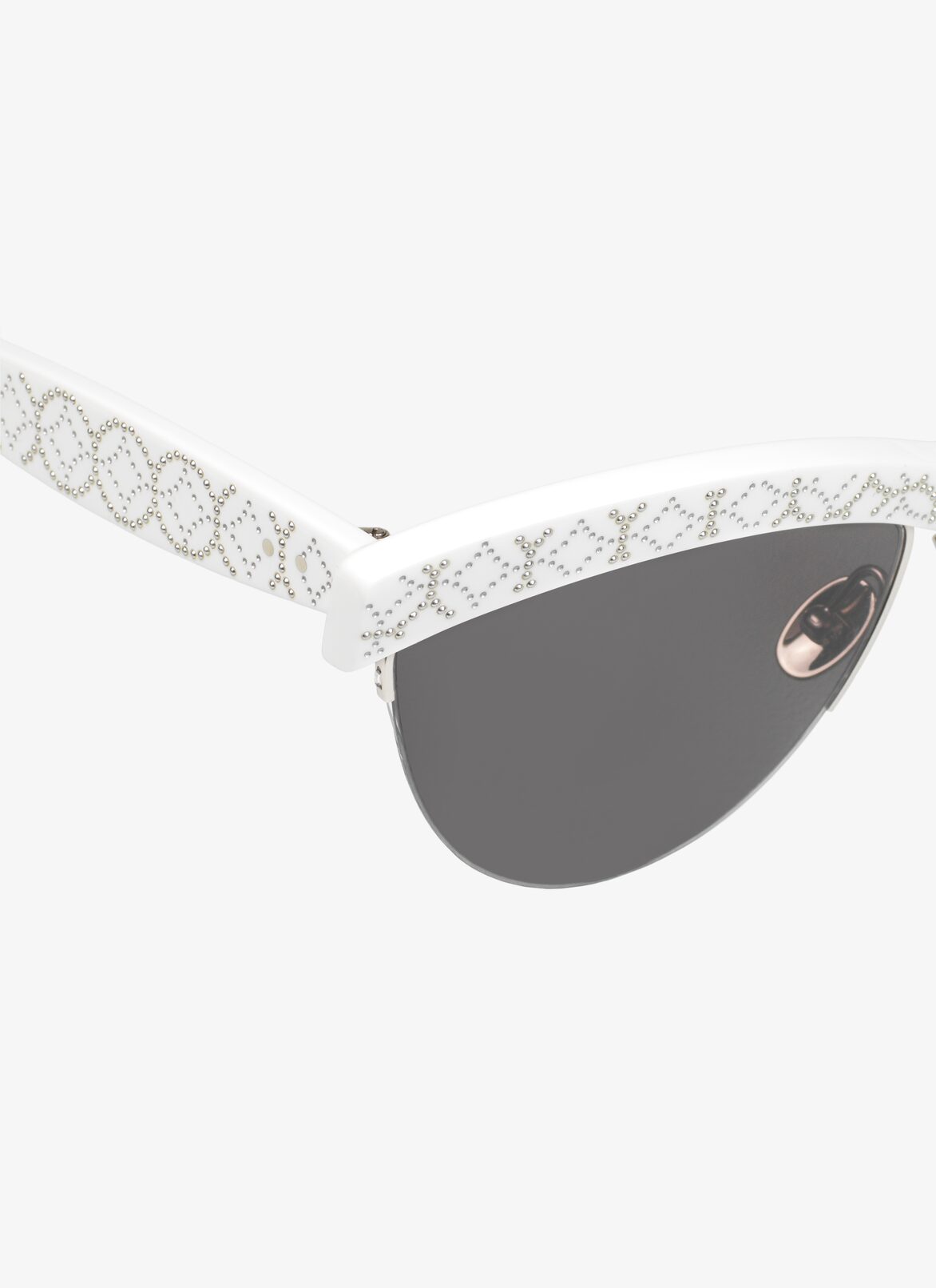 GLASSES LUNETTES WHITE/GREY ALAÏA WHITE-WHITE-GRAY  GLASSES LUNETTES WHITE/GREY